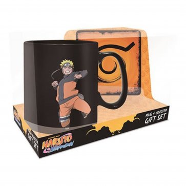 Naruto Clone Jutsu Magic Mug & Coaster Gift Set