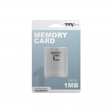 TTX Tech 1MB Memory Card for Playstation 