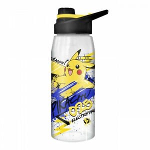 Pokemon Skate Graffiti Electrifying Pikachu Water Bottle