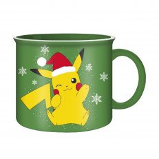 Pikachu Snowflake Holiday Sweater 20oz Ceramic Camper Mug