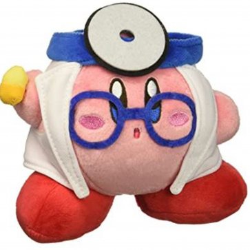 Kirby Adventure 5" Doctor Plush