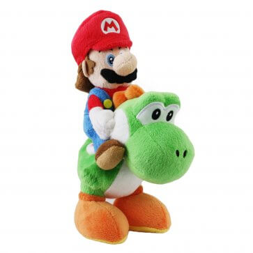 Super Mario - Mario Riding Yoshi 8" Plush