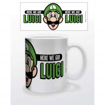 Super Mario - Here We Go Luigi Mug - 11oz