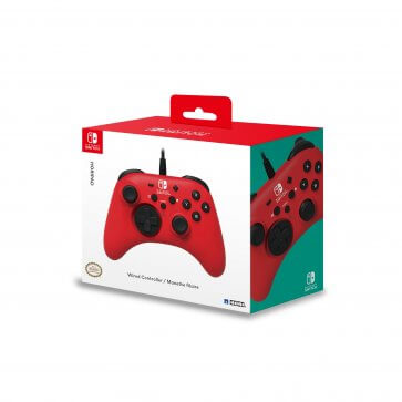 Hori Pad Switch Wired Controller - Red