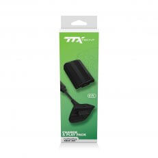 TTX Tech Charge and Play Pack  for Xbox 360 - Black