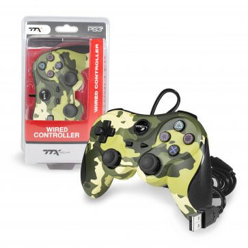 Wired USB Controller for PS3 - Camouflage