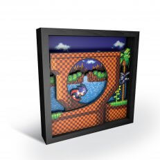 Pixel Frames - Sonic the Hedgehog: Loop Scene 9"x9"