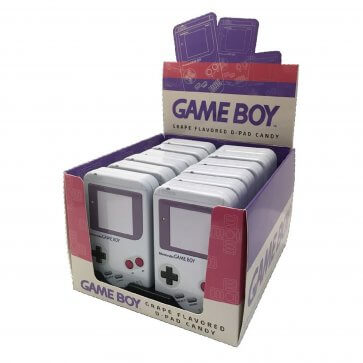 Nintendo Gameboy Tin - Grape Flavored Candies -12-Pack