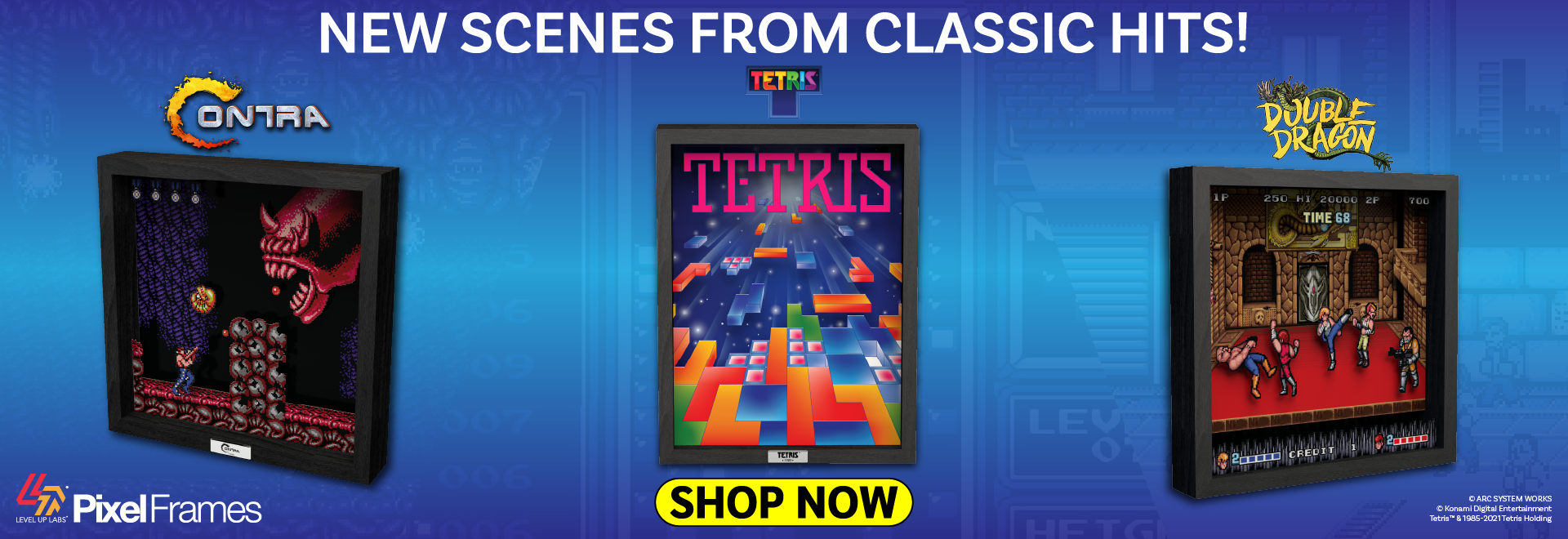 New Scenes of Pixel Frames Now Available!