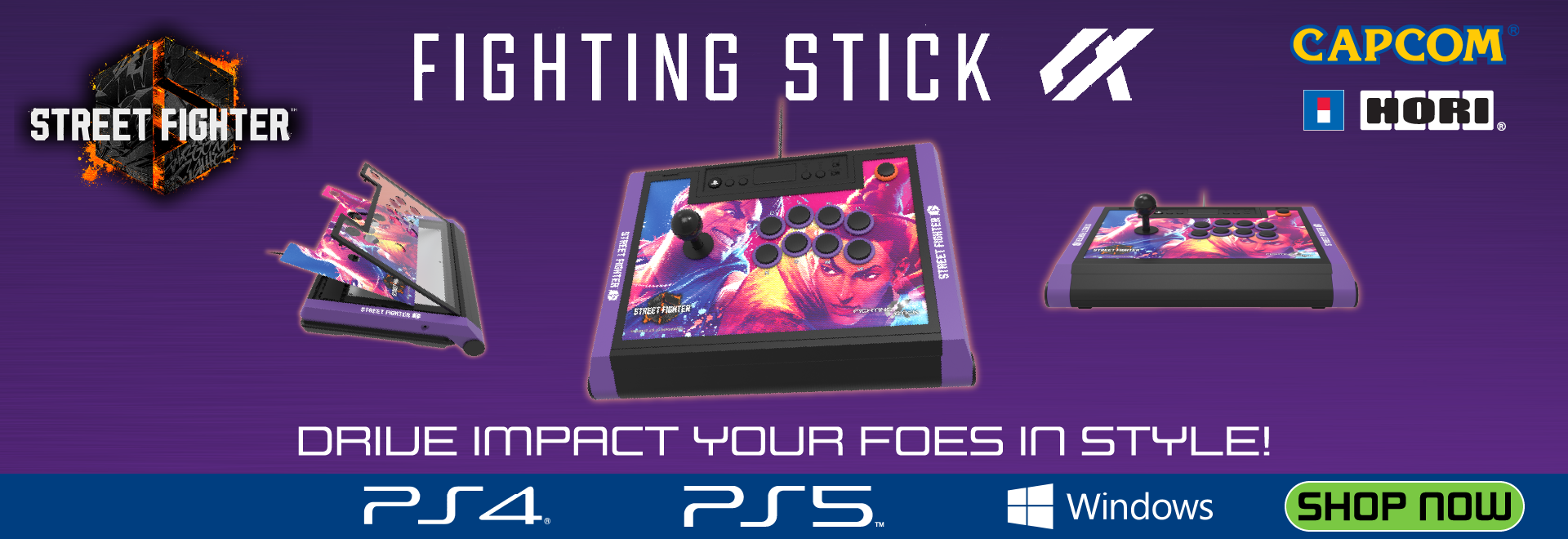 Street Fighter 6 Fighting Stick Alpha by Hori