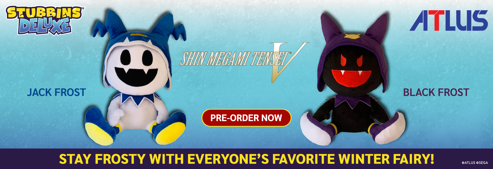 It's time to get frosty with these new Atlus x Stubbins plush!