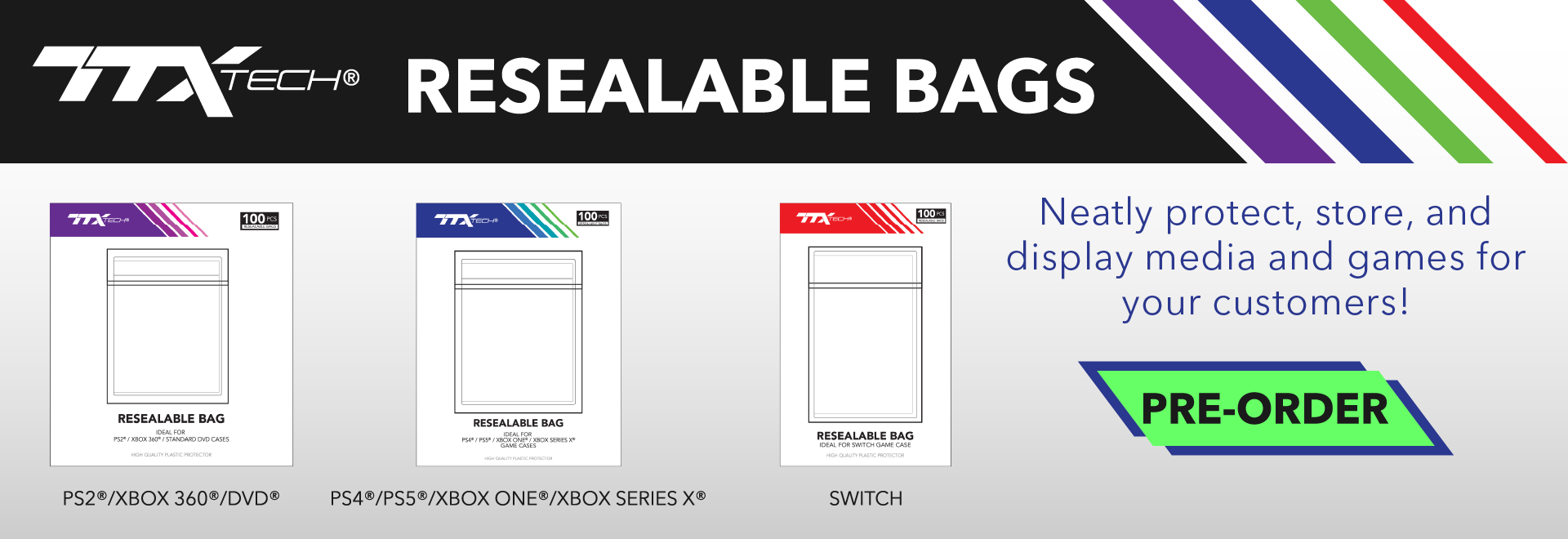 TTX Tech - Resealable Bags Pre-Orders