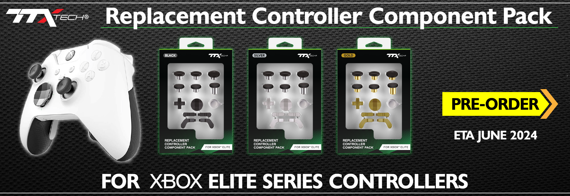 TTX Tech Replacement Controller Component Pack - Pre-Order