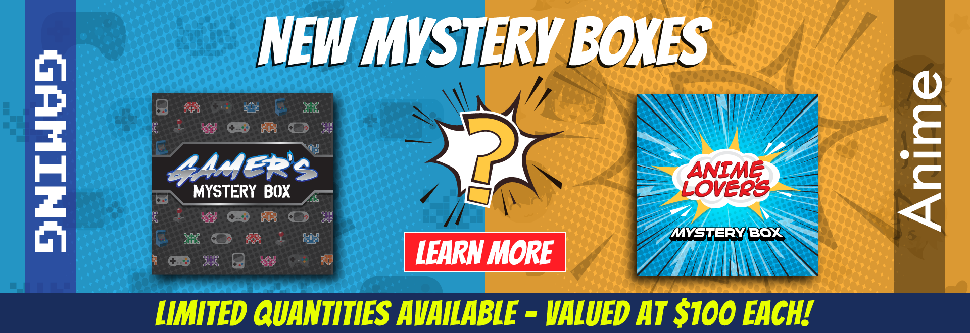 New Mystery Boxes - Limited Quantities!