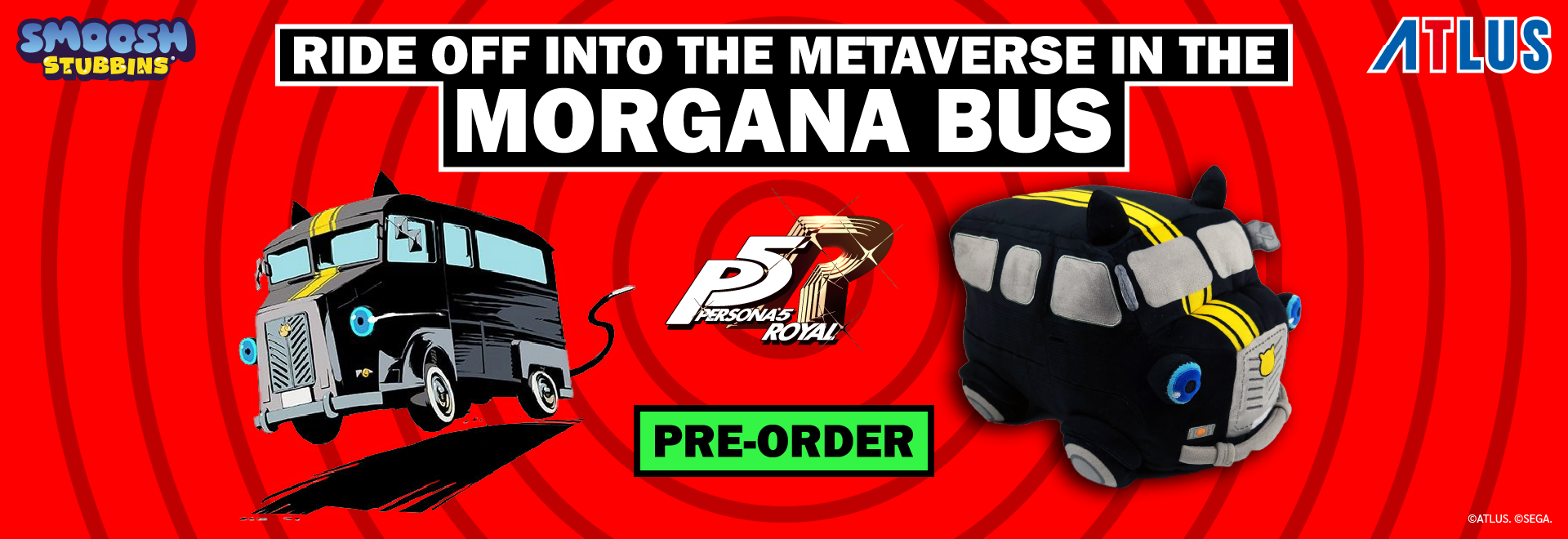 Ride off into the metaverse with the Morgana Bus Stubbins Smoosh!