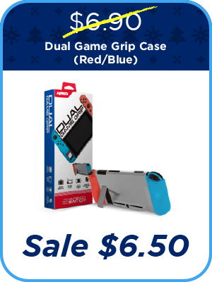 KMD - Dual Game Grip Case (Red/Blue)