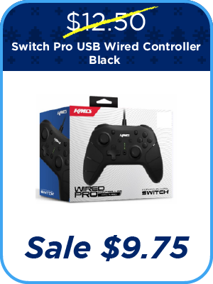 KMD - Switch Pro USB Wired Controller - Black 