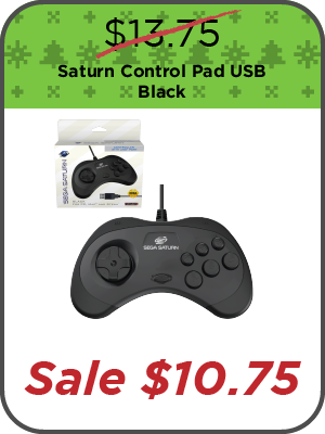 SEGA Saturn Control Pad USB - Black