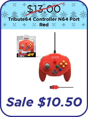 Tribute64 Controller N64 Port- Red