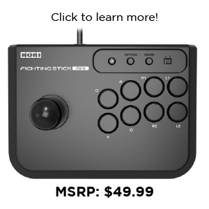 PS4 - Controller - Fight Stick - Mini - Black (Hori)