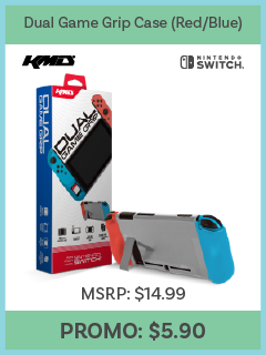 Switch - Dual Game Grip Case (Red/Blue) - (KMD)