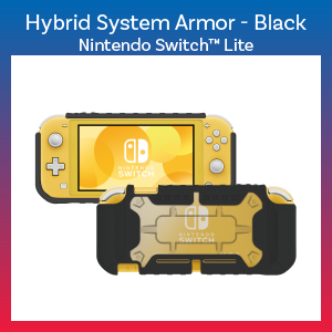 Switch Lite - Case - Hybrid System Armor - Black (Hori)