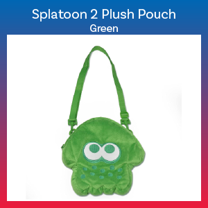 Switch - Case - Splatoon 2 Plush Pouch Green (Hori)