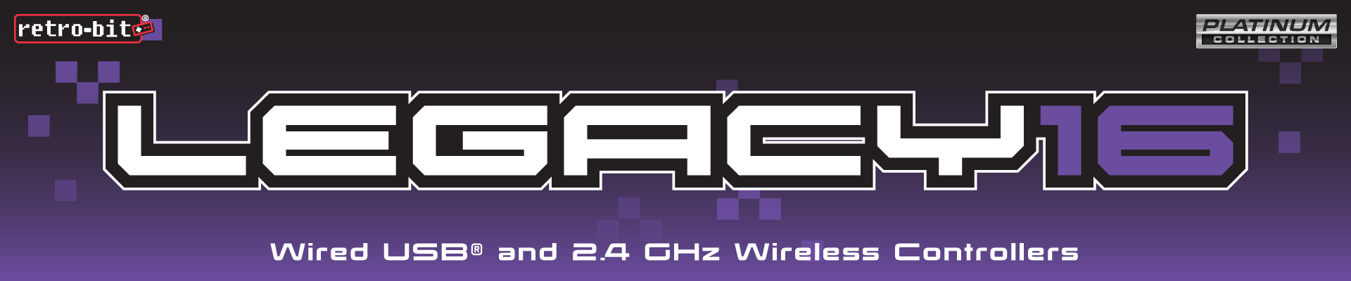Legacy16 - Wired USB and 2.4 GHz Wireless