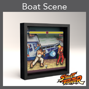 Pixel Frames - Capcom - Street Fighter II - Boat Scene