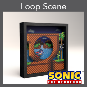 Pixel Frames - SEGA - Sonic the Hedgehog - Loop Scene