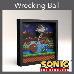 Pixel Frames - SEGA - Sonic the Hedgehog - Wrecking Ball