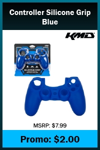 PS4 - Case - Controller Silicone Grip - Blue (KMD)