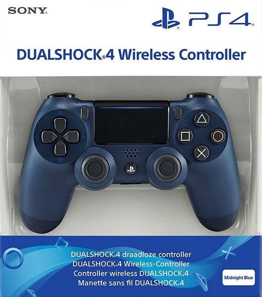 PS4 DualShock 4 Wireless Controller - Midnight Blue - UAE Version